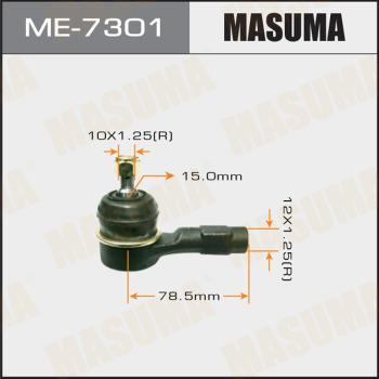 MASUMA ME-7301 - Наконечник рульової тяги, кульовий шарнір avtolavka.club