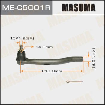 MASUMA ME-C5001R - Наконечник рульової тяги, кульовий шарнір avtolavka.club