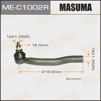 MASUMA ME-C1002R - Наконечник рульової тяги, кульовий шарнір avtolavka.club