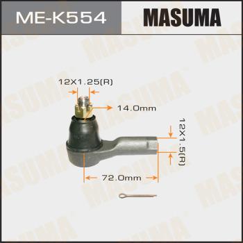 MASUMA ME-K554 - Наконечник рульової тяги, кульовий шарнір avtolavka.club