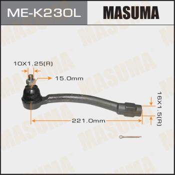 MASUMA ME-K230L - Наконечник рульової тяги, кульовий шарнір avtolavka.club