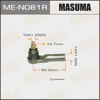 MASUMA ME-N081R - Наконечник рульової тяги, кульовий шарнір avtolavka.club