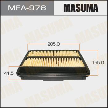 MASUMA MFA-978 - Повітряний фільтр avtolavka.club