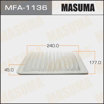 MASUMA MFA-1136 - Повітряний фільтр avtolavka.club