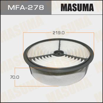 MASUMA MFA-278 - Повітряний фільтр avtolavka.club