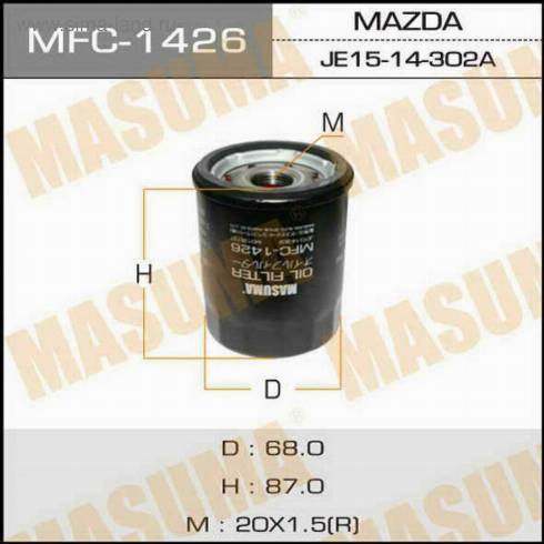 MASUMA MFC-1426 - Масляний фільтр avtolavka.club