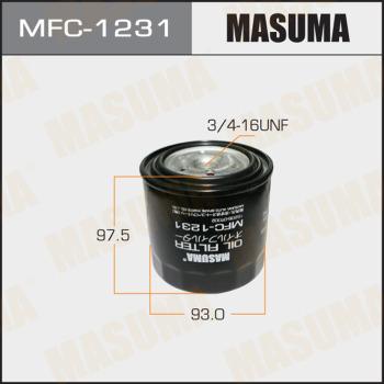 MASUMA MFC-1231 - Масляний фільтр avtolavka.club