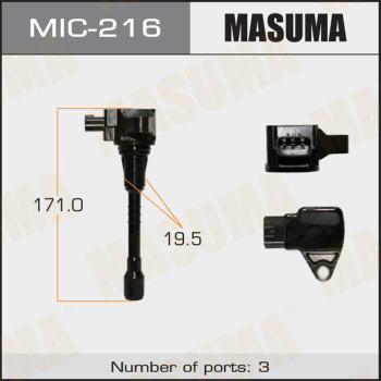 MASUMA MIC-216 - Котушка запалювання avtolavka.club