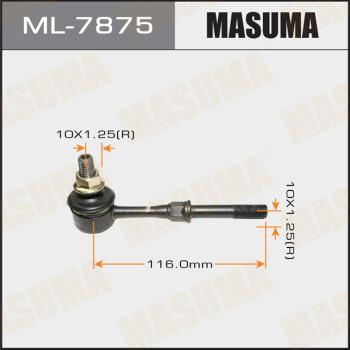 MASUMA ML-7875 - Тяга / стійка, стабілізатор avtolavka.club