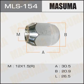 MASUMA MLS-154 - Гайка кріплення колеса avtolavka.club
