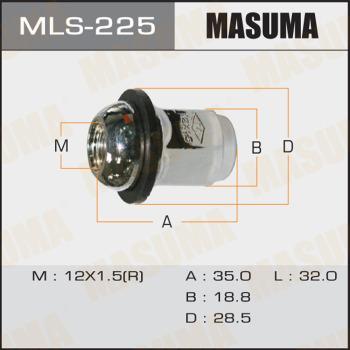 MASUMA MLS-225 - Гайка кріплення колеса avtolavka.club