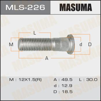 MASUMA MLS-226 - Болт кріплення колеса avtolavka.club
