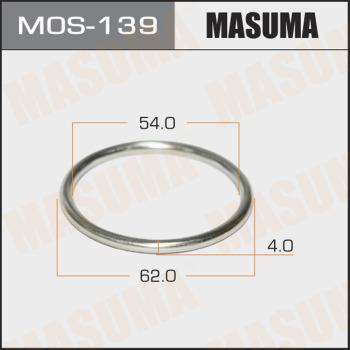 MASUMA MOS-139 - Кільце ущільнювача, труба вихлопного газу avtolavka.club