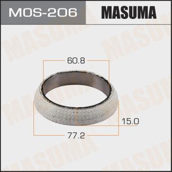 MASUMA MOS-206 - Кільце ущільнювача, труба вихлопного газу avtolavka.club