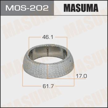 MASUMA MOS-202 - Кільце ущільнювача, труба вихлопного газу avtolavka.club