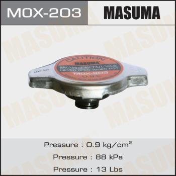 MASUMA MOX-203 - Кришка, резервуар охолоджуючої рідини avtolavka.club