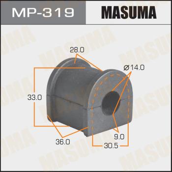 MASUMA MP-319 - Втулка, стабілізатор avtolavka.club