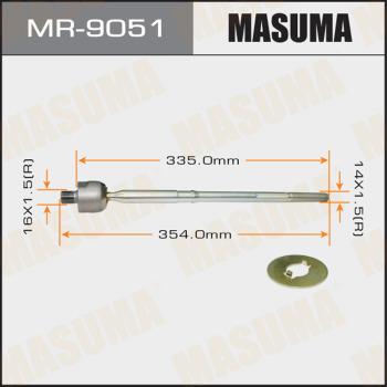 MASUMA MR-9051 - Осьовий шарнір, рульова тяга avtolavka.club