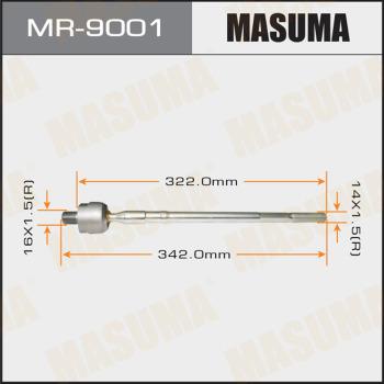 MASUMA MR-9001 - Осьовий шарнір, рульова тяга avtolavka.club