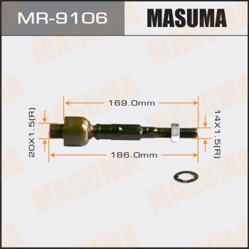 MASUMA MR-9106 - Осьовий шарнір, рульова тяга avtolavka.club