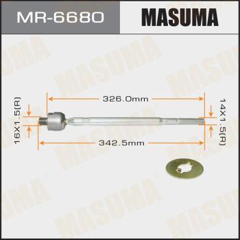 MASUMA MR-6680 - Осьовий шарнір, рульова тяга avtolavka.club