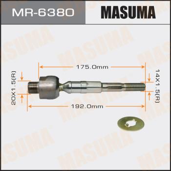MASUMA MR-6380 - Осьовий шарнір, рульова тяга avtolavka.club