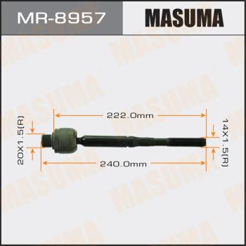 MASUMA MR-8957 - Осьовий шарнір, рульова тяга avtolavka.club