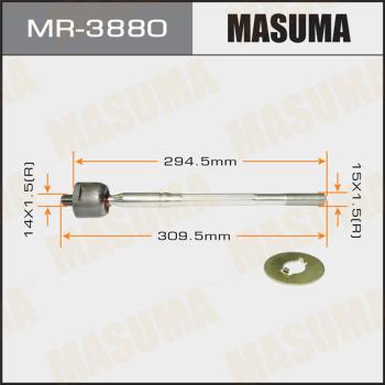 MASUMA MR-3880 - Осьовий шарнір, рульова тяга avtolavka.club