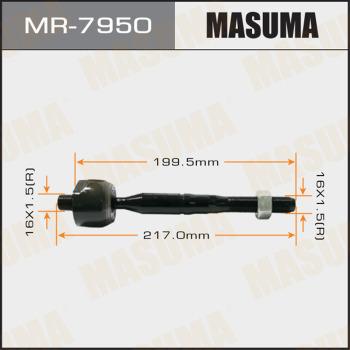 MASUMA MR-7950 - Осьовий шарнір, рульова тяга avtolavka.club