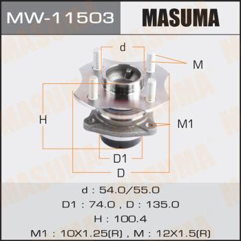 MASUMA MW11503 - Маточина колеса avtolavka.club