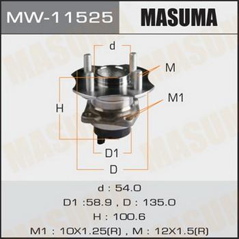 MASUMA MW11525 - Маточина колеса avtolavka.club