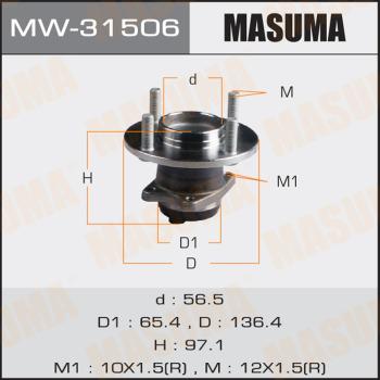 MASUMA MW-31506 - Маточина колеса avtolavka.club