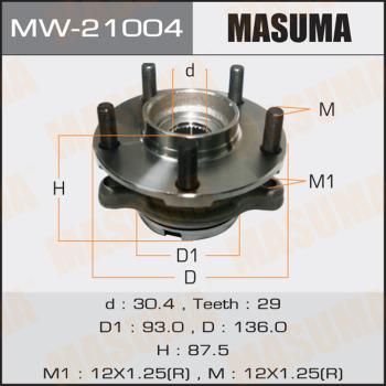 MASUMA MW-21004 - Маточина колеса avtolavka.club