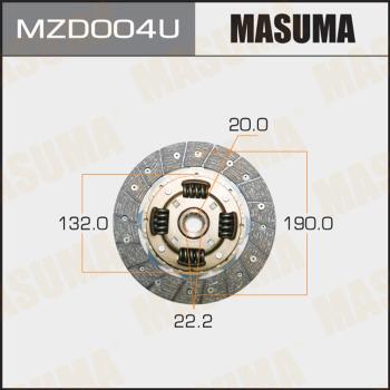 MASUMA MZD004U - Диск зчеплення avtolavka.club