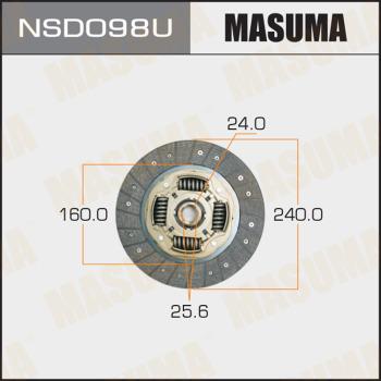 MASUMA NSD098U - Диск зчеплення avtolavka.club