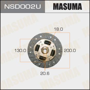 MASUMA NSD002U - Диск зчеплення avtolavka.club