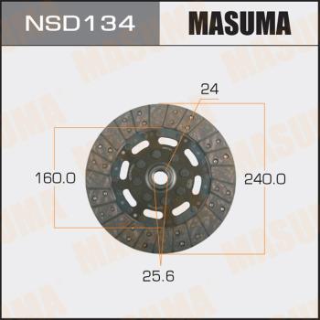 MASUMA NSD134 - Диск зчеплення avtolavka.club