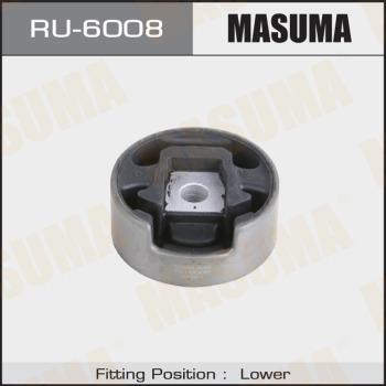 MASUMA RU-6008 - Подушка, підвіска двигуна avtolavka.club