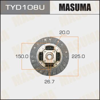 MASUMA TYD108U - Диск зчеплення avtolavka.club