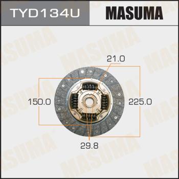 MASUMA TYD134U - Диск зчеплення avtolavka.club