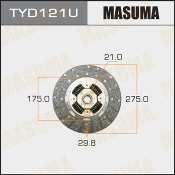 MASUMA TYD121U - Диск зчеплення avtolavka.club