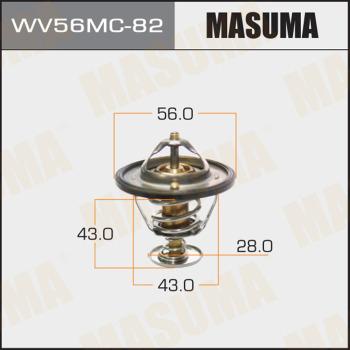 MASUMA WV56MC-82 - Термостат, охолоджуюча рідина avtolavka.club