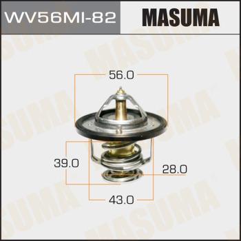 MASUMA WV56MI-82 - Термостат, охолоджуюча рідина avtolavka.club