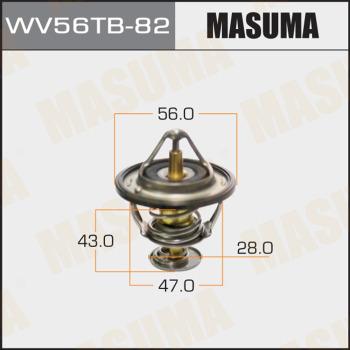 MASUMA WV56TB-82 - Термостат, охолоджуюча рідина avtolavka.club