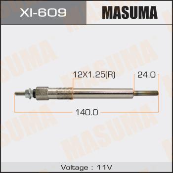 MASUMA XI-609 - Свічка розжарювання avtolavka.club