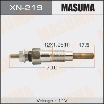 MASUMA XN-219 - Свічка розжарювання avtolavka.club