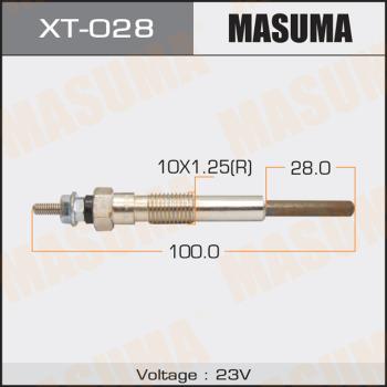 MASUMA XT-028 - Свічка розжарювання avtolavka.club