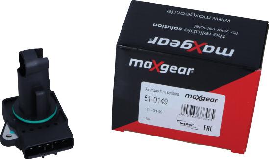 Maxgear 51-0149 - Датчик потоку, маси повітря avtolavka.club