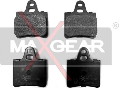 Maxgear 19-0400 - Гальмівні колодки, дискові гальма avtolavka.club