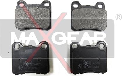 Maxgear 19-0403 - Гальмівні колодки, дискові гальма avtolavka.club